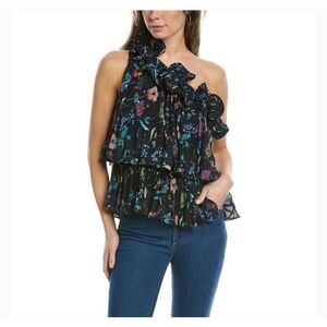 AMUR Isador Ruffle Top Size 6 small